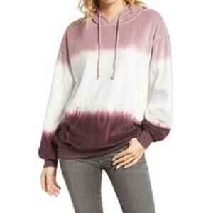 Treasure & Bond Pullover Hooded Pullover Sweatshirt Color Blocked Size Large